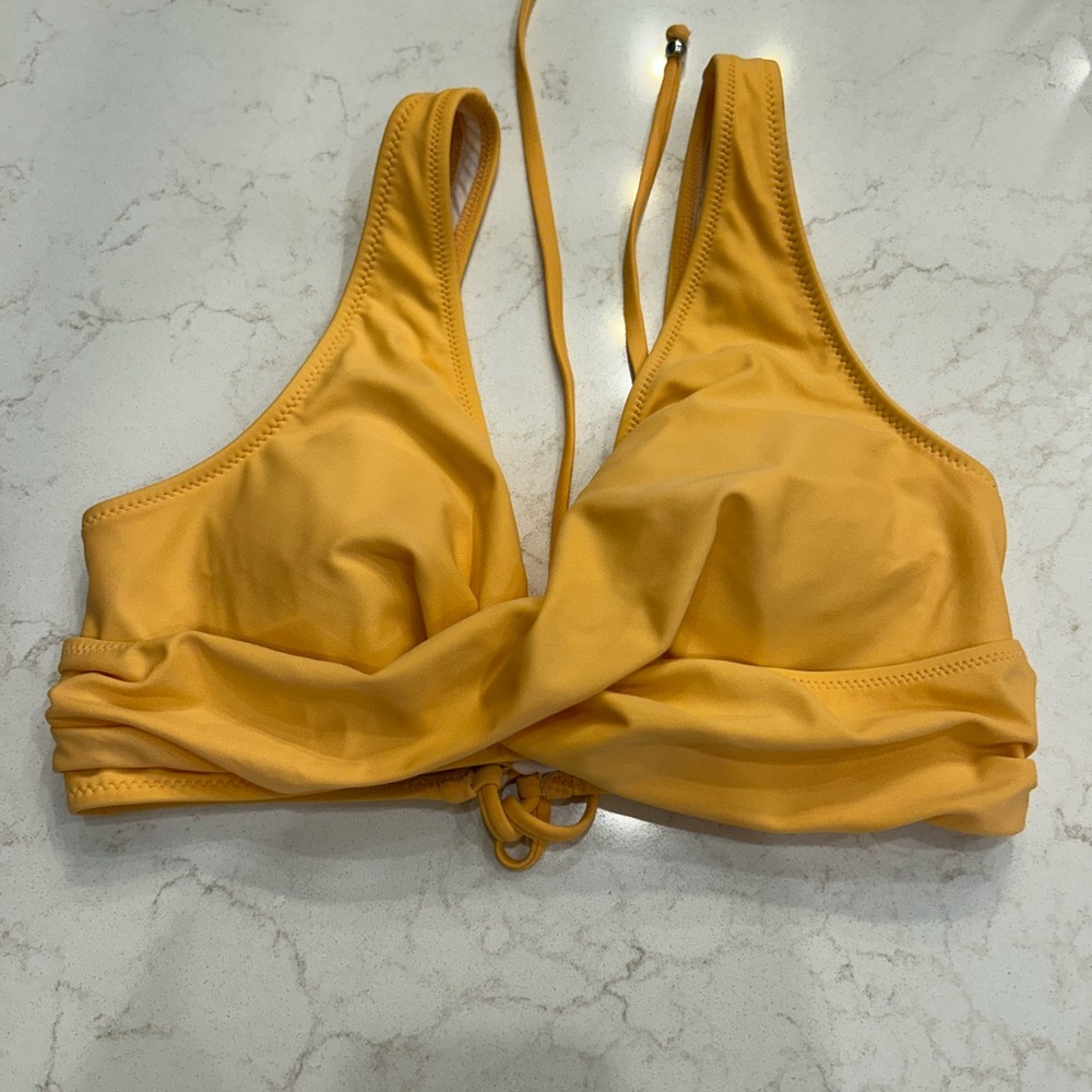 Cupshe Sherbert color Bikini Top